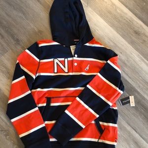 Nautica Mens New Shirt Hoody med nwt